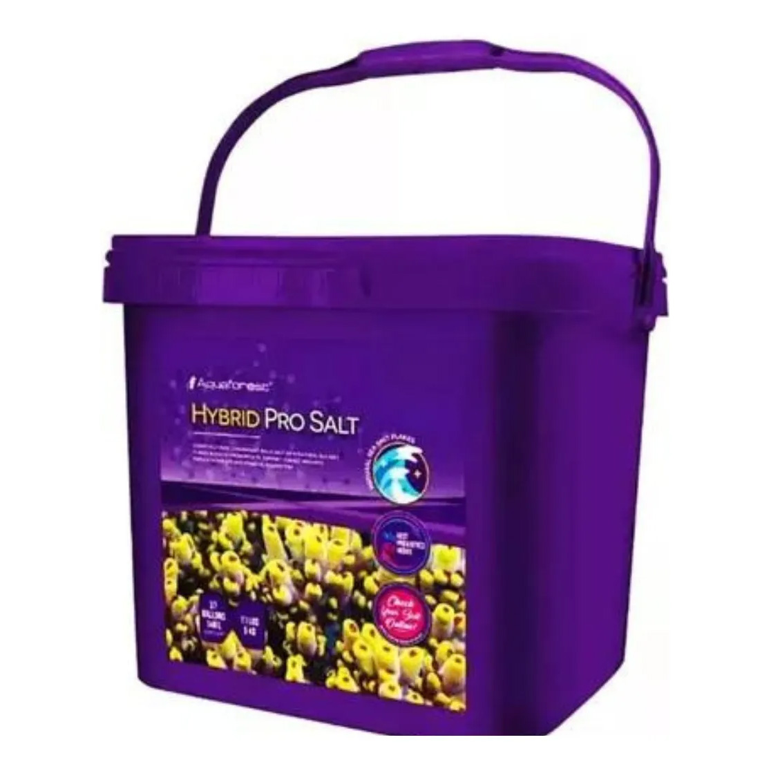 Sal para aquário de recife Aquaforest Hybrid Pro Salt 5kg com probióticos