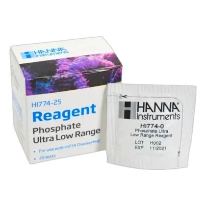 Hanna Hi774-25 Reagente Fosfato Po4 25 Testes Para Aquario