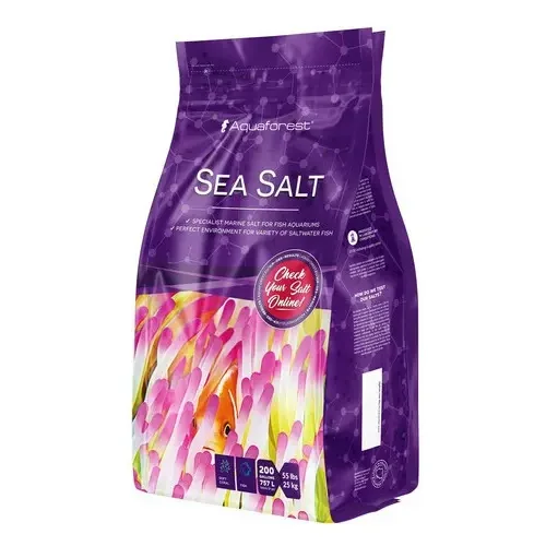 Sal Marinho Sintético Aquaforest Sea Salt 25kg Rende 870L Aquário